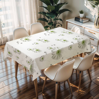 Nappe de table rectangulaire RNPT à motif, antidérapante, en PVC, pour la fête de Thanksgiving