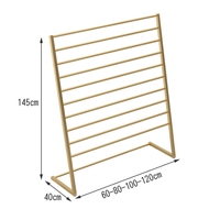 Cintre pour pantalons en tissu multicouche Papier d'emballage Présentoir de stockage Porte-écharpe de vente au détail en gros