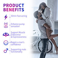 30-Minute Quick-Effect Adult Herbal Energy Supplement Capsules for Male Erectile Dysfunction-Maca and Cistanche
