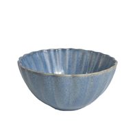 Collection de luxe en forme de pétoncle bleu réactif 12pcs 16pcs Ensemble de table à dîner