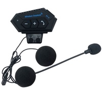 Interkom Helm Motor Nirkabel Harga Terjangkau, Headset Speaker Musik, Mendukung Panggilan Hands-Free, Jawab Otomatis