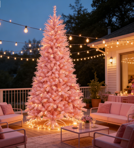 <span class=keywords><strong>Sapin</strong></span> de Noël artificiel de luxe épais et floqué, plusieurs couleurs disponibles, vente en gros directe usine 2026, pour intérieur/extérieur - Product Image 6