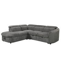 Canapé d'angle en forme de L de style européen, 2 places, avec rangement, rembourré en mousse, pour salon – Design similaire aux modèles européens