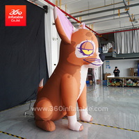 Gonflables pour chien géant, publicité personnalisée, modèle animal de dessin animé, mascotte pour chien, gonflables pour décorations gonflables