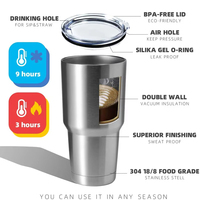 Gobelet isotherme multi-usages léger à double paroi, facile à nettoyer, portable, pour café