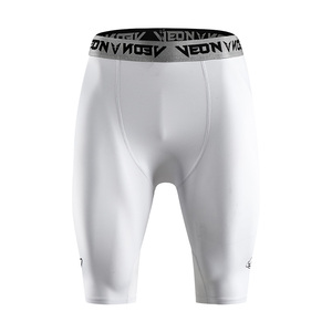 Shorts de compression pour hommes Veidoorn en gros, logo personnalisé, faible MOQ, respirants, séchage rapide, pour la gym, le fitness, la course, en polyester - Product Image 2