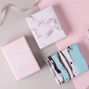 Custom Eco-Friendly Recyclable Marble Pattern Gift <b>Wrap</b> <b>Paper</b> <b>Roll</b> Double Sided Coated Waterproof Specialty <b>Paper</b> for Packaging - Product Image 3