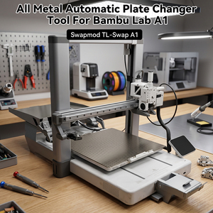 Vollmetall-Auto-Plattenaustauscher für Bambu Lab A1, TL-Swap A1 Batch-Druckkit mit 10-Platten-Kapazität - Product Image 2