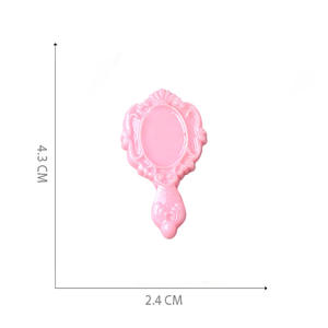 Belle dame <span class=keywords><strong>chaussures</strong></span> à talons hauts peigne miroir Flatback résine Cabochon étui de téléphone portable décoration - Product Image 4