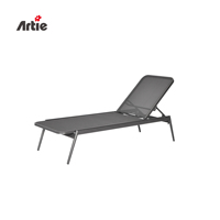 Chaise longue de piscine Artie Hotel, mobilier d'extérieur moderne, chaise longue réglable pour jardin