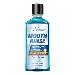 OEM ODM Munds pülung Mundhygiene produkte Kampf gegen Mundgeruch 250ml Custom Cool Mint Mundwasser