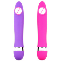 Vibrateur électrique Dichun à commande par bouton, grand modèle, baguette de massage AV pour femme, produit pour adultes