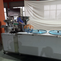 Machine industrielle commerciale de fabrication de tofu, de lait de soja et de tofu, avec composants PLC, 380V 75KW, garantie 1 an