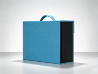 Boîte d'échantillons de carreaux en céramique et pierre de quartz, boîte cadeau magnétique pliable, présentoir de pierre, boîte d'échantillons de dalles techniques avec conception empilable