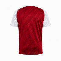 Camiseta de Fútbol Personalizada con Patrón Jacquard Tonal, Manga Raglán, Cuello en V, Secado Rápido, 100% Poliéster, para Uniforme de Equipo de Fútbol