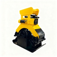 Compacteur à plaques vibrantes hydrauliques haute efficacité pour excavatrice, idéal pour le compactage du sol, du gravier et de l'asphalte
