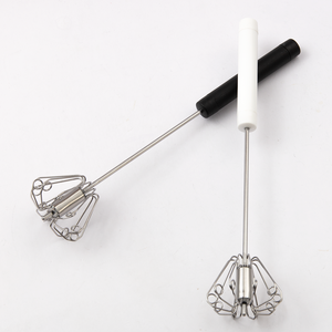 Outil de cuisine professionnel, <span class=keywords><strong>batteur</strong></span> à œufs <span class=keywords><strong>manuel</strong></span> semi-automatique, petit modèle en acier inoxydable avec poignée en plastique - Product Image 4