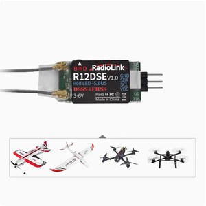 Receptor Radiolink R12DSE V1.0 de 12 Canales DSSS FHSS SBUS para Avión RC y Dron 3-6V - Product Image 1