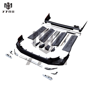 Haute qualité pour TO YO TA 2024 Vellfire AGH-40 Modellista kit carrosserie jupe latérale de lèvre avant arrière petits pare-chocs de voiture pour les derniers modèles - Product Image 4