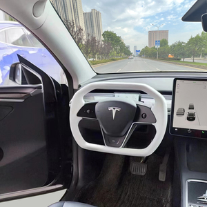 Volant hexagonal de style punk pour camionnette Tesla Model 3/Y Modification de voiture avec couvercle de klaxon - Product Image 4