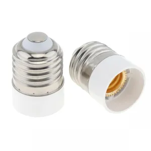 E27至E14转换器灯泡插座灯座E27至E14发光二极管灯泡底座适配器通用光转换器灯座