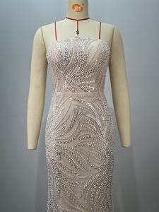 Женское элегантное вечернее платье с бусинами - Product Image 6