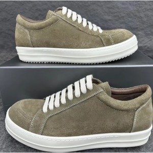 Chaussures de luxe en cuir véritable avec empeigne en maille de peau de mouton, à lacets, respirantes, légères, semelle intermédiaire en PVC, semelle extérieure en caoutchouc EVA, style tendance et robuste - Product Image 3