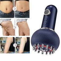 Brosse intelligente professionnelle pour méridiens, micro-courant chauffant profond, appareil de modelage corporel 4-en-1, dispositif de raclage numérique, soin raffermissant, réutilisable