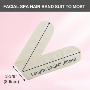Toppie แถบคาดศีรษะสปากำมะหยี่แบบปรับได้สำหรับผู้หญิง4ชิ้นที่พันผมแต่งหน้า - Product Image 3
