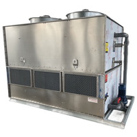 Tour de refroidissement par évaporation industrielle ZNX900 de type fermé avec compresseur frigorifique et moteur de pompe à économie d'énergie