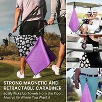 Kit de Nettoyage d'Accessoires de Golf Personnalisé Amrta avec Logo, Ensemble Cadeau, Serviettes de Golf en Microfibre Polyester à Séchage Rapide, Brosse et Outil de Réparation de Divots