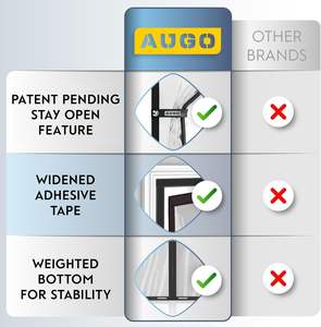 Cortina <span class=keywords><strong>de</strong></span> Puerta Magnética Térmica Aislante Transparente <span class=keywords><strong>de</strong></span> EVA AUGO con Función <span class=keywords><strong>de</strong></span> Mantener Abierto, Diseño Moderno, Hecho en China, 38x83 Pulgadas <span class=keywords><strong>para</strong></span> el Hogar - Product Image 3