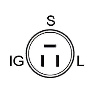 Alternateur compatible avec TOYOTA PREVIA I 2.4 (TCR11_, TCR10_, TCR10R, TCR11R) Essence (KW : 97, HP : 132) de 05-1990 à - Product Image 3