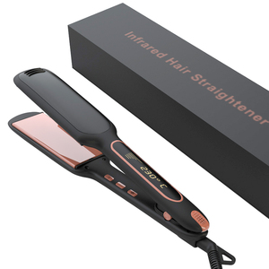 Vente en gros de votre logo fer à lisser plat professionnel à infrarouge fer à lisser outils de coiffure <span class=keywords><strong>plancha</strong></span> de cabello - Product Image 1
