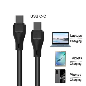 移动Usb-C至Type-C 5A Pvc 60W 100W电缆家庭版快速充电Usb电缆Type-C For Android
