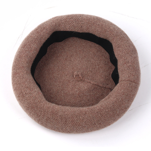 Vente en gros de béret français de haute qualité pour adultes bérets d'hiver en laine chapeau béret en <span class=keywords><strong>tricot</strong></span> chaud à la mode pour femmes fêtes pêche - Product Image 6