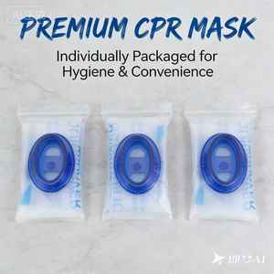 Maschera Monouso per Rianimazione CPR, Protezione per Respirazione Bocca a Bocca Tascabile - Product Image 3