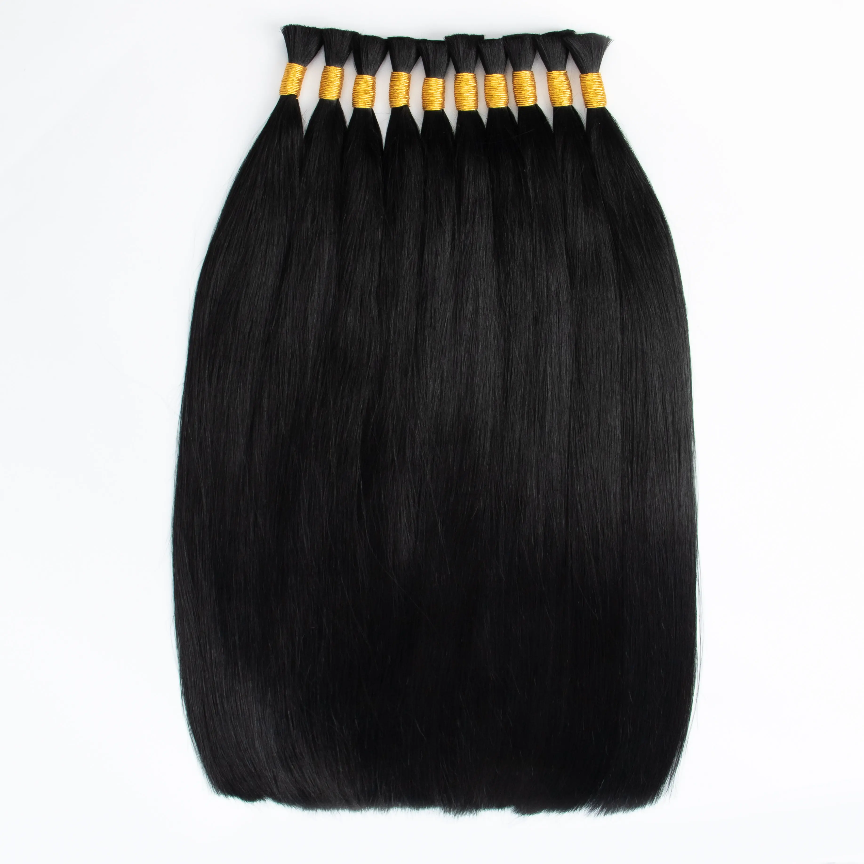 Fast shipping single donor raw virgin hair bulk 100% human hair supplier indian wholesale hair