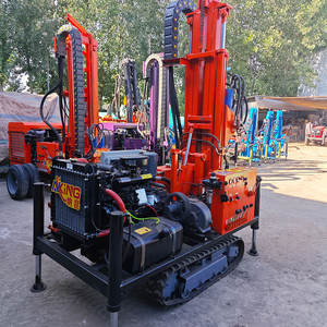 Nieuwe <span class=keywords><strong>Crawler</strong></span> Waterput Booreiland 230M Diepte Mijnbouw Draagbare Waterboormachine Leverancier - Product Image 6