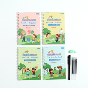 Livre de pratique de caractère anglais pour enfants rainure cahier magique stylo contrôle formation personnage pratique cahier papeterie - Product Image 6