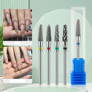 उच्च गुणवत्ता वाले टेप आकार टंगस्टन कार्बाइड मिलिंग कटर एक्रिलिक हटाने नाखून पॉलिशिंग राउंड बॉल टिप नाखून ड्रिल बिट - Product Image 2