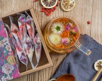 Chinese Bloem Kruiden Thee Geschenkpakketten Chrysanthemum Rose Rode Dadels Detox Beauty Tea Fabriek Groothandel Oem