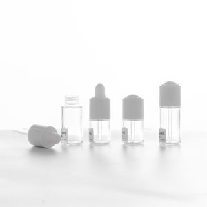 Frasco cuentagotas cosmético de hombro redondeado de 20ml 30ml 50ml de plástico PETG personalizado de paredes gruesas para aceites esenciales suero para el cuidado de la piel - Product Image 1