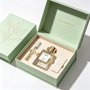 Boîte rigide de luxe personnalisée à fermeture magnétique pour parfum, emballage cadeau en carton premium pour boutique de cosmétiques et cadeaux - Product Image 1