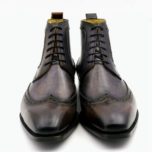 Goodyear Blake Welt, botas de moda para Hombre, zapatos, botas clásicas impermeables para hombre, zapatos formales Para Hombre, botas con cordones para hombre - Product Image 3