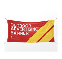 Bannière publicitaire extérieure en vinyle épais, logo personnalisé imprimé, bannière suspendue en PVC pour la promotion des commerces et des chantiers de construction