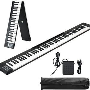Nope Folding Piano 88-Key Portable Electronic Keyboard Foldable Battery Usb Power <b>Musical</b> <b>Instrument</b> - Product Image 2