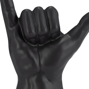 Scultura decorativa a forma di mano, oggetto in ceramica moderno per la casa, il bagno, il soggiorno, la mensola, il tavolino da caffè. - Product Image 5