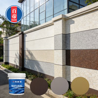 Peinture pour pierre naturelle couleur personnalisée, texture pierre véritable, revêtement chinois, peinture pour pierre de parement
