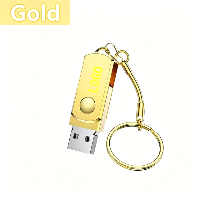 High-Speed 3.0 2TB USB Flash Drive Unique Custom Metal Memory Stick Twister with USB 2.0 Interface